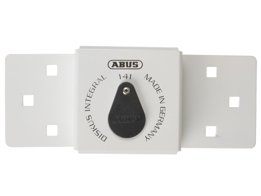 Abus Mechanical 50655 Diskus Integral Van Lock White & Diskus Padlock