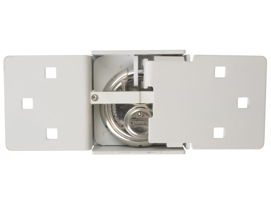 Abus Mechanical 50655 Diskus Integral Van Lock White & Diskus Padlock