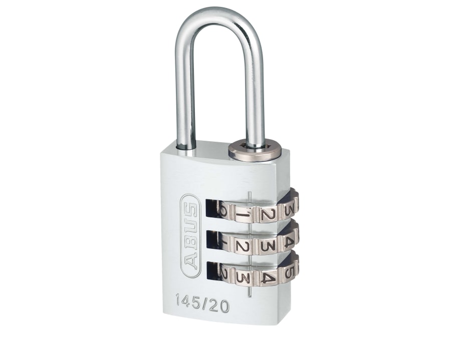Abus Mechanical 46574 20mm Aluminium Combination Padlock