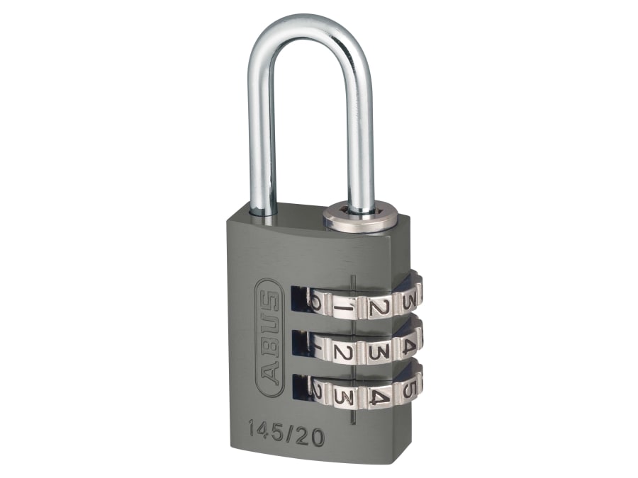 Abus Mechanical 46576 20mm Aluminium Combination Padlock