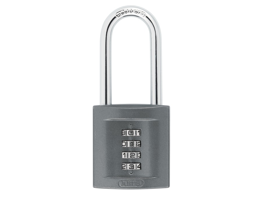 Abus Mechanical 08396 50mm Combination Padlock Long Shackle