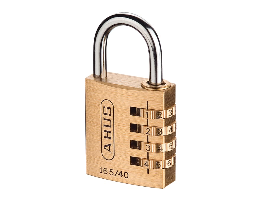 Abus Mechanical 32163 40mm Solid Brass Combination Padlock