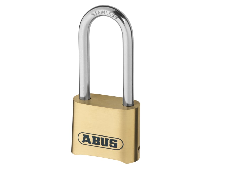 Abus Mechanical Abus 32075 50mm Brass Combination Padlock Long Shackle