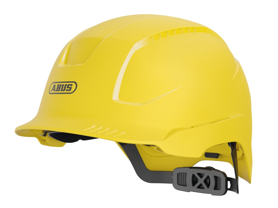 Abus Mechanical 38483 Non-vented Safety Helmet Yellow