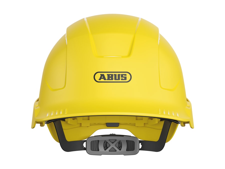 Abus Mechanical 38483 Non-vented Safety Helmet Yellow
