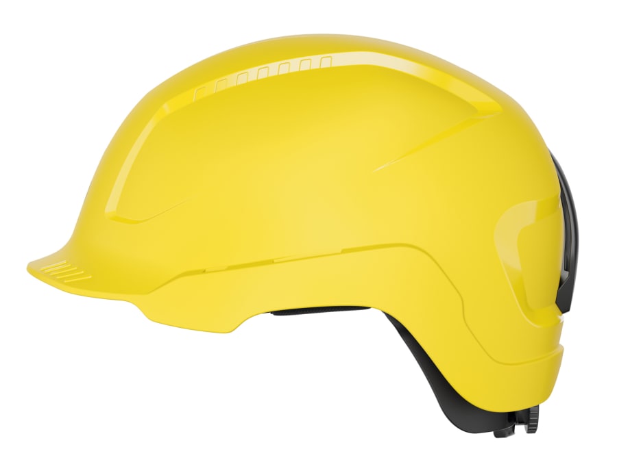 Abus Mechanical 38483 Non-vented Safety Helmet Yellow