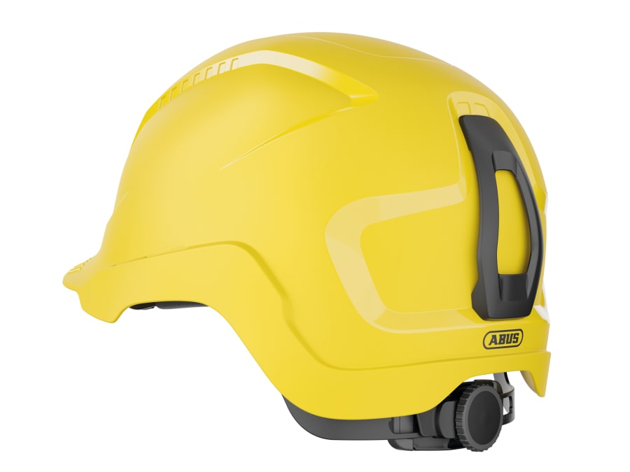 Abus Mechanical 38483 Non-vented Safety Helmet Yellow