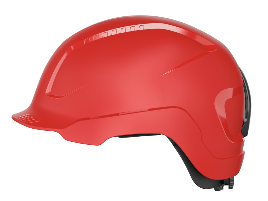 Abus Mechanical 38484 Non-vented Safety Helmet Red