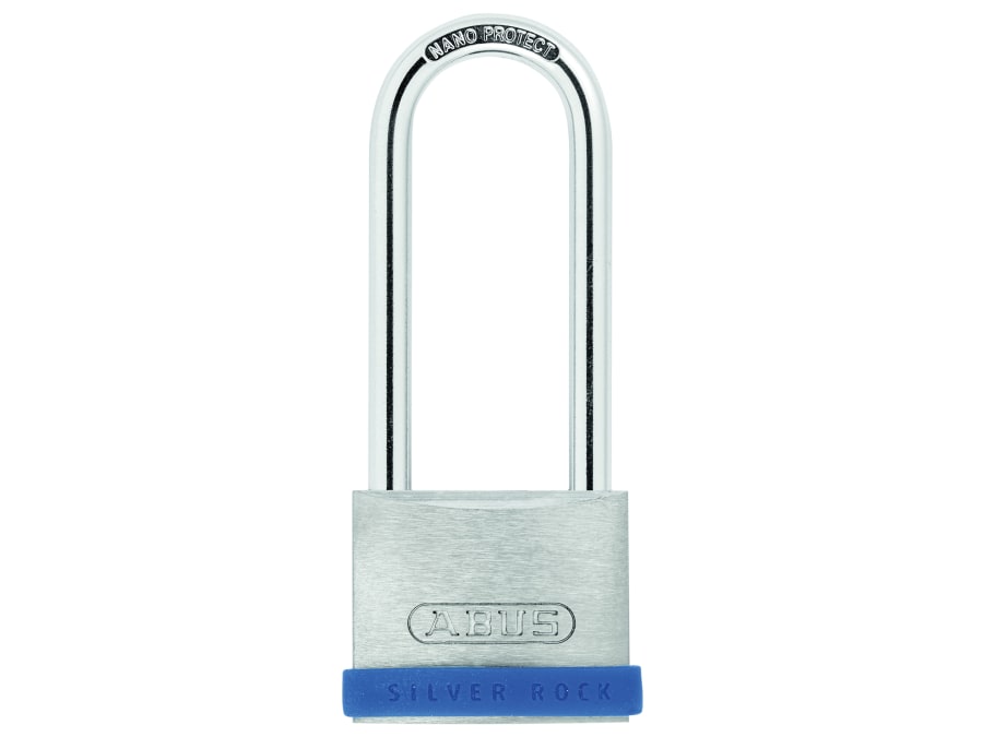 Abus Mechanical 80886 40mm Silver Rock Padlock with 63mm Long Shackle