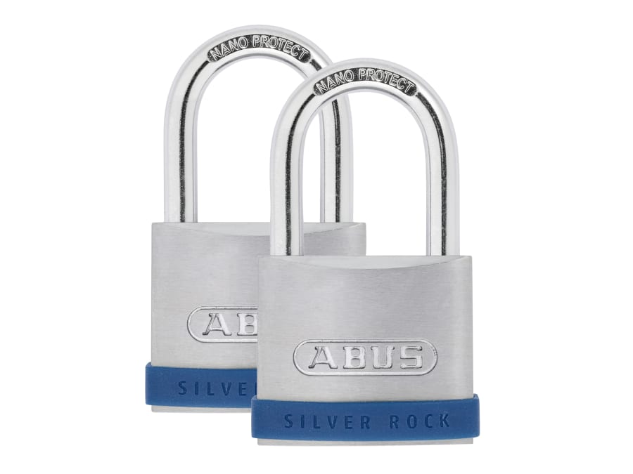 Abus Mechanical Abus 80889 50mm Rock Padlock Twin Pack
