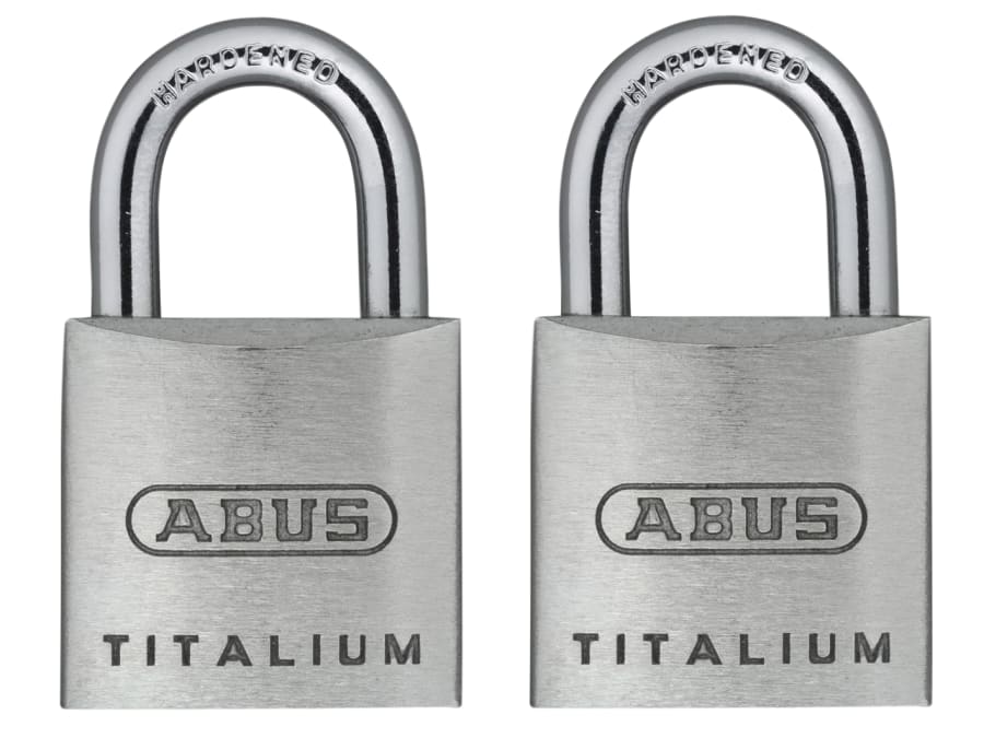 Abus Mechanical 56373 TITALIUM Padlock Twin Pack