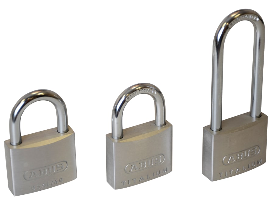 Abus Mechanical Abus 56380 64TI/40mm Titalium Padlock with Long Shackle