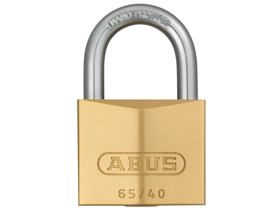 Abus Mechanical 02342 65/40mm Brass Padlock Keyed Alike