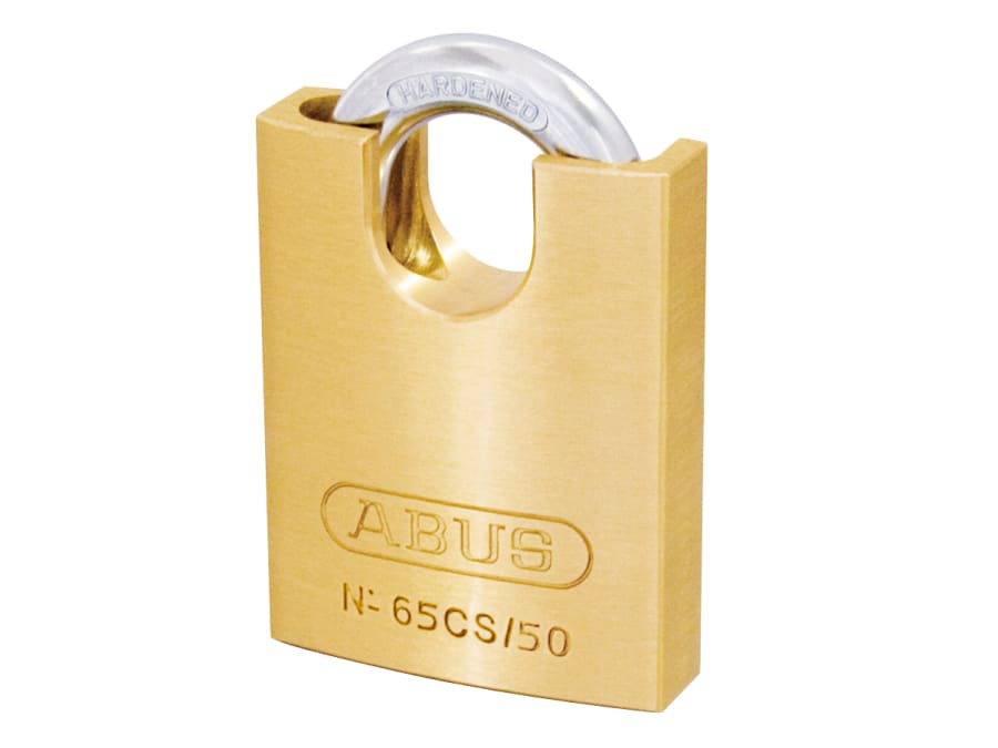 Abus Mechanical 35830 50mm Brass Padlock Closed Shackle
