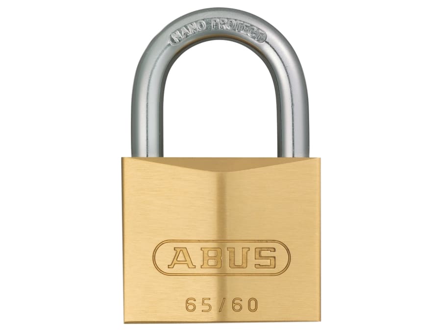 Abus Mechanical 08755 65/60mm Brass Padlock Keyed Alike