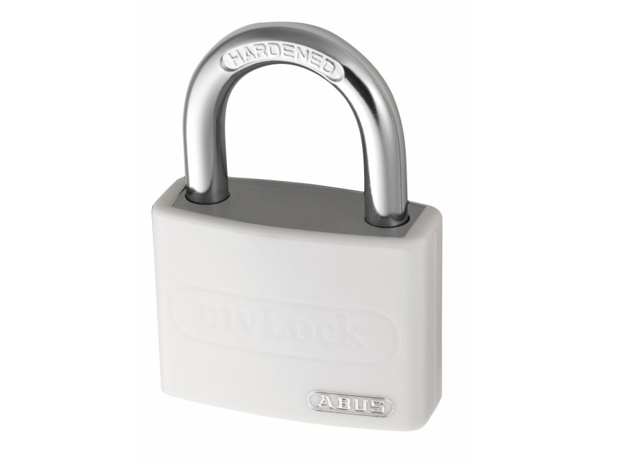 Abus Mechanical 49947 T65AL/40mm Aluminium Padlock White Keyed Alike