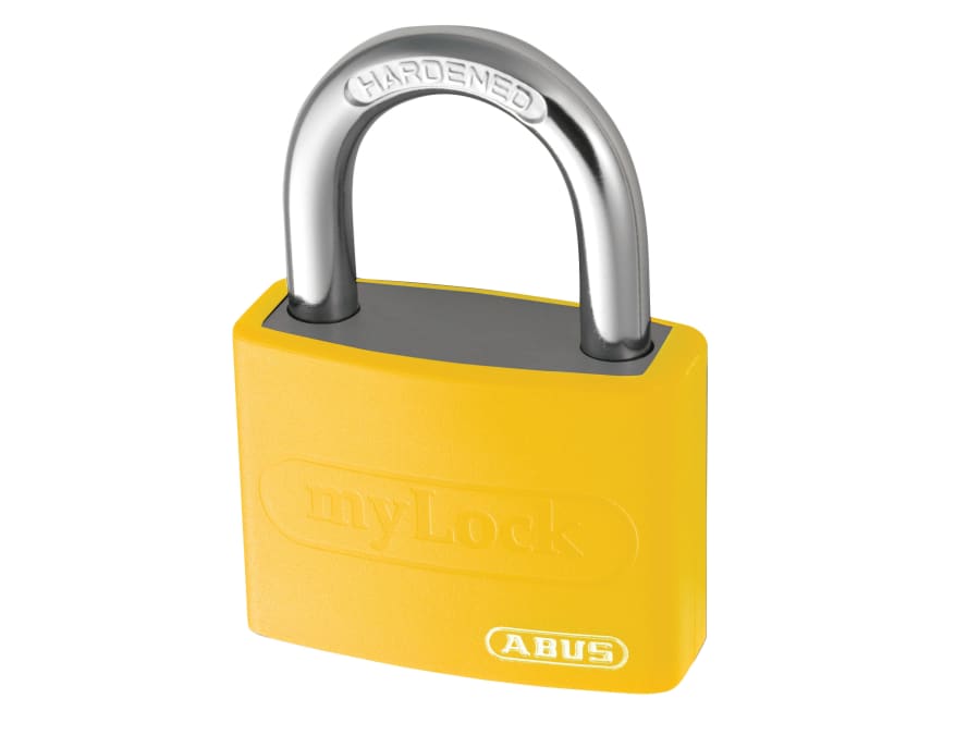 Abus Mechanical 49934 T65AL/40mm Aluminium Padlock Yellow Keyed Alike