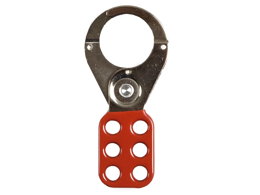 Abus Mechanical 35768 38mm Lock Off Hasp Red