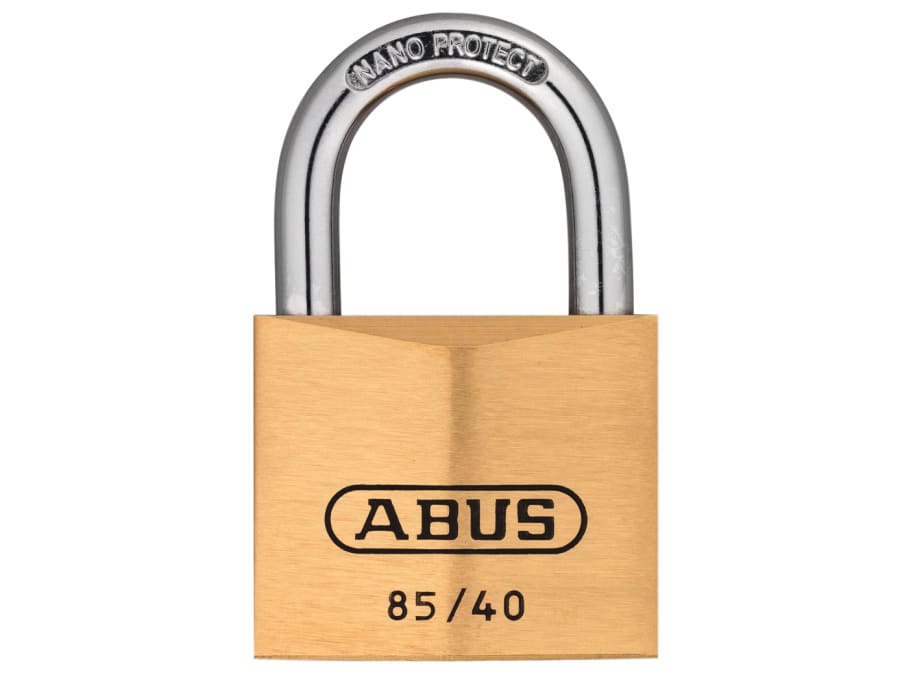 Abus Mechanical 02456 85/40mm Brass Padlock Keyed Alike