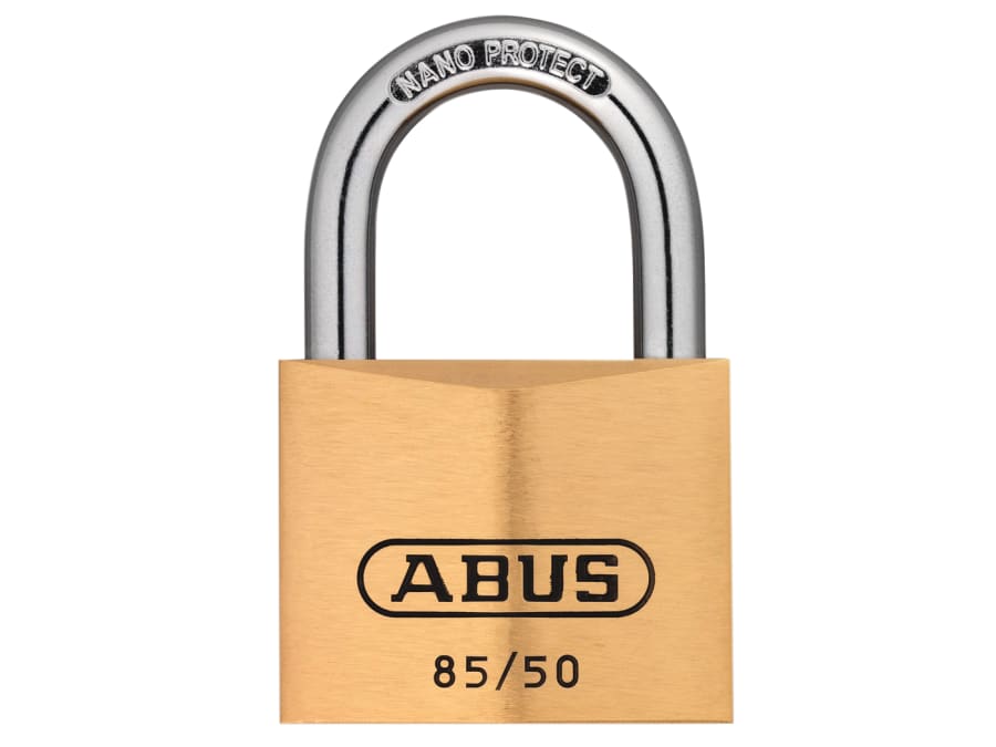 Abus Mechanical 02488 Brass Padlock Keyed Alike 85/50mm