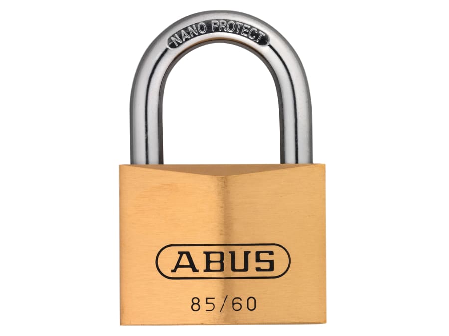Abus Mechanical 02493 85/60mm Brass Padlock Keyed Alike
