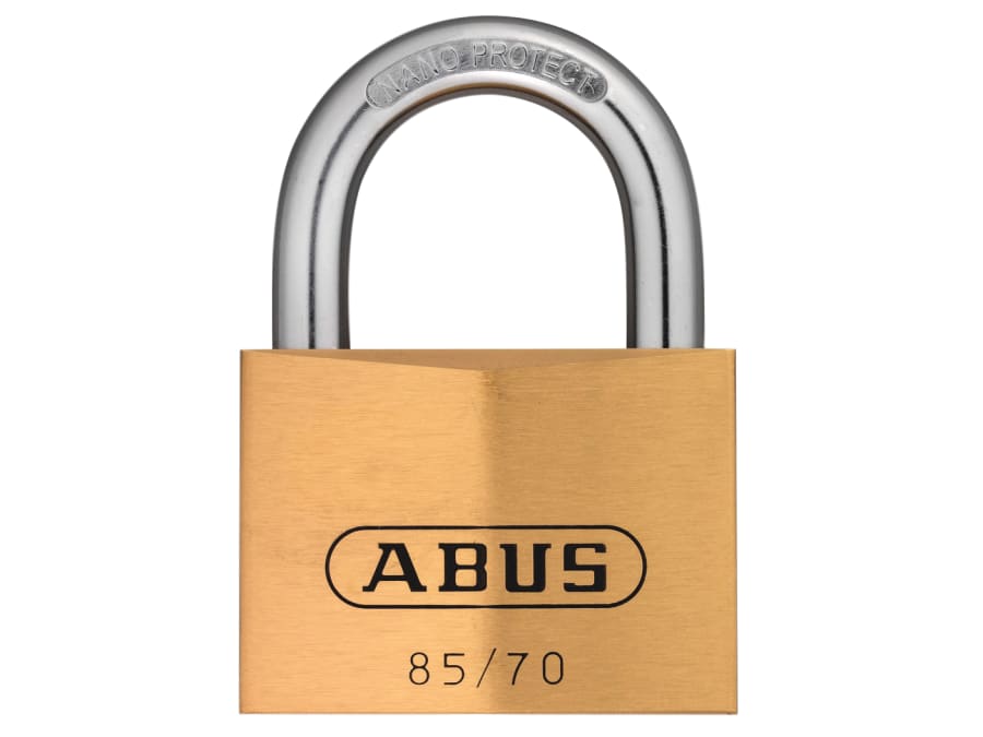 Abus Mechanical 02498 Brass Padlock Keyed Alike 85/70mm