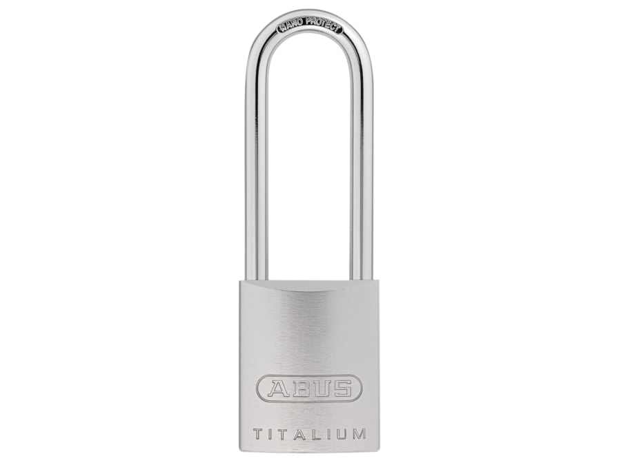 Abus Mechanical 04391 86TI/45mm TITALIUM Padlock Without Cylinder 80mm Long Shackle