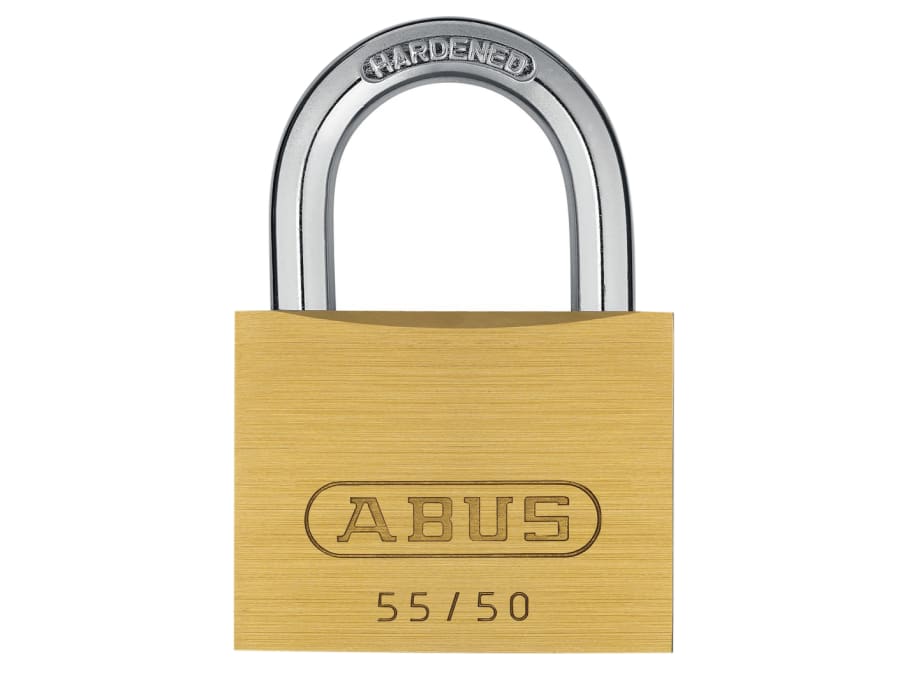 Abus Mechanical 02874 55/50mm Brass Padlock Keyed Alike