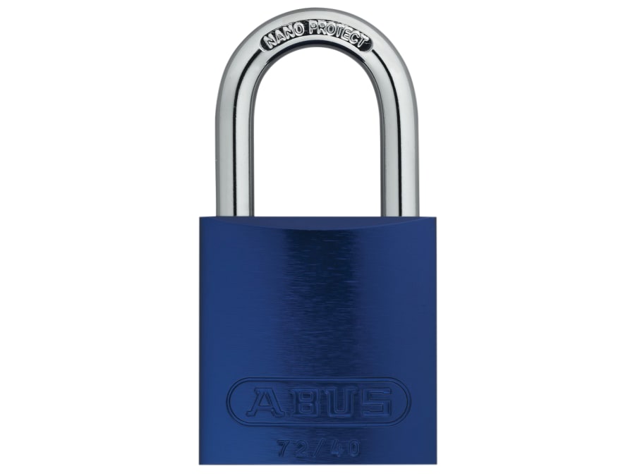Abus Mechanical 45232 72/40mm Aluminium Padlock Blue Keyed Alike