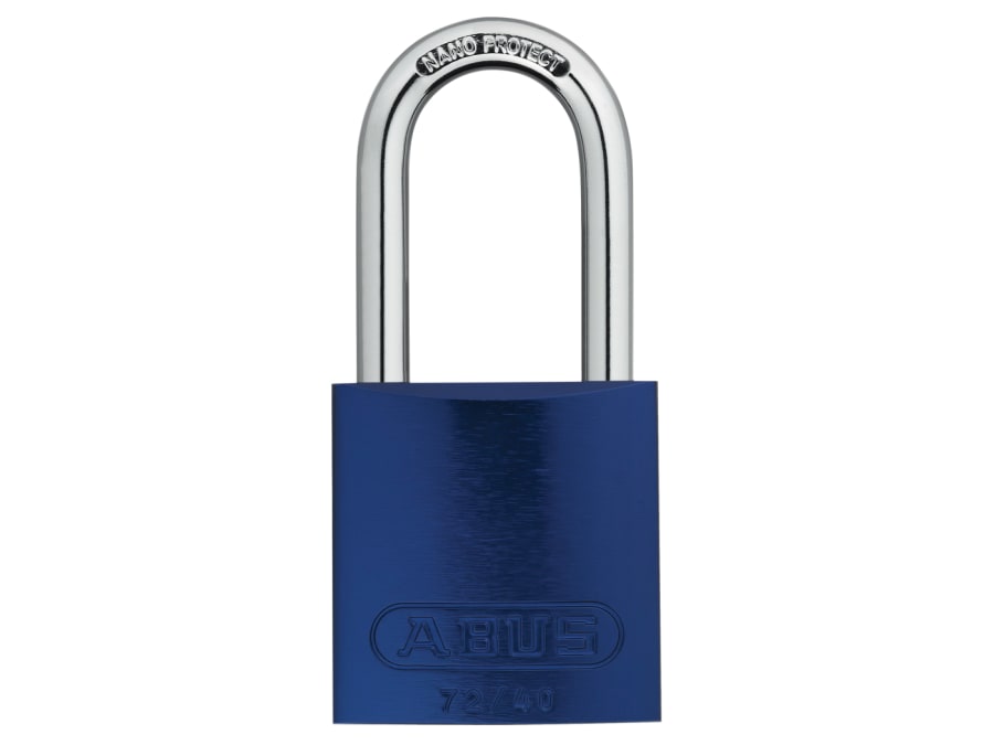 Abus Mechanical 45233 72/40mm Aluminium Padlock Blue Keyed Alike