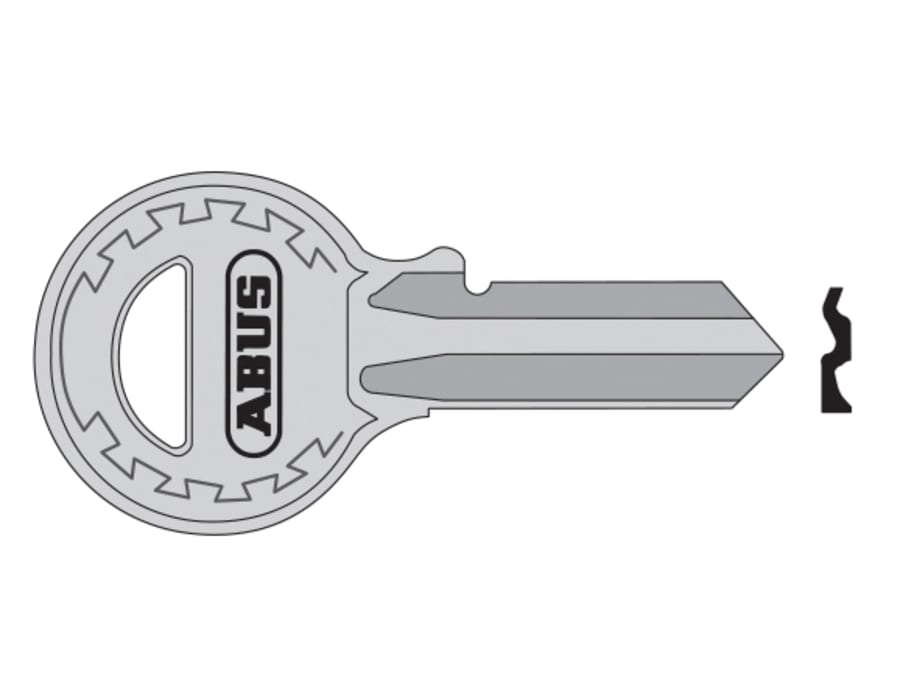 Abus Mechanical 00681 40mm R Key Blank