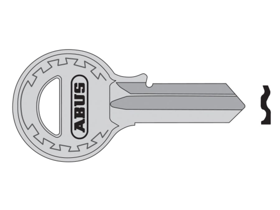 Abus Mechanical 00682 40mm Left Hand Key Blank