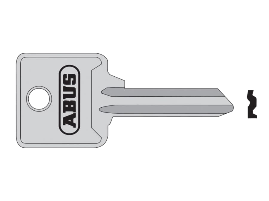 Abus Mechanical 02702 40mm Right Hand Key Blank