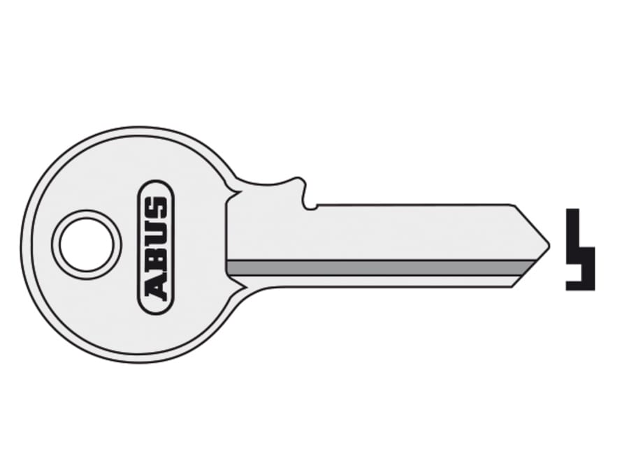 Abus Mechanical 02884 55/50mm Key Blank