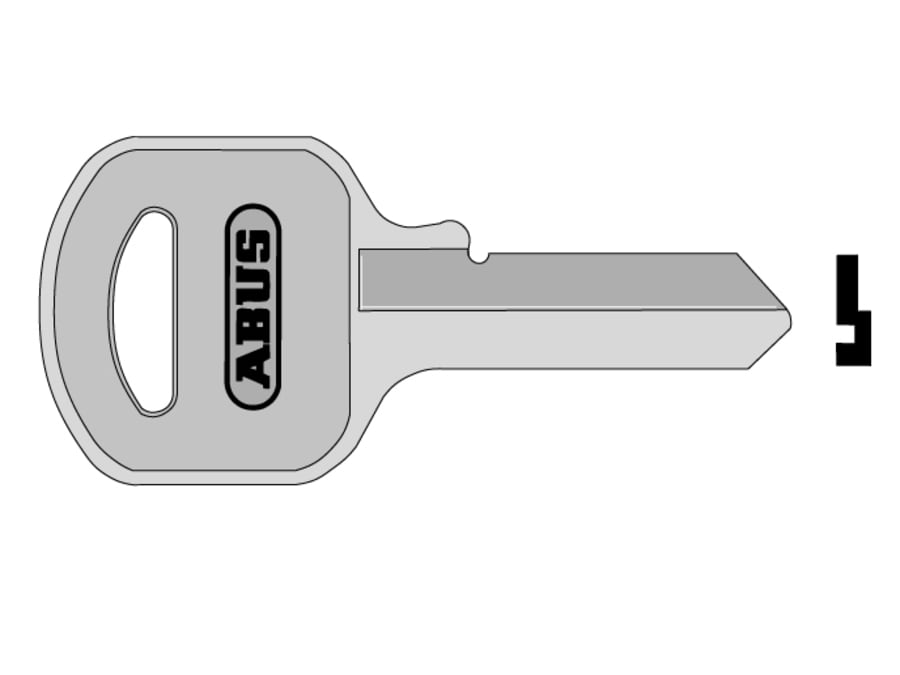 Abus Mechanical 02885 55/60 60mm Key Blank