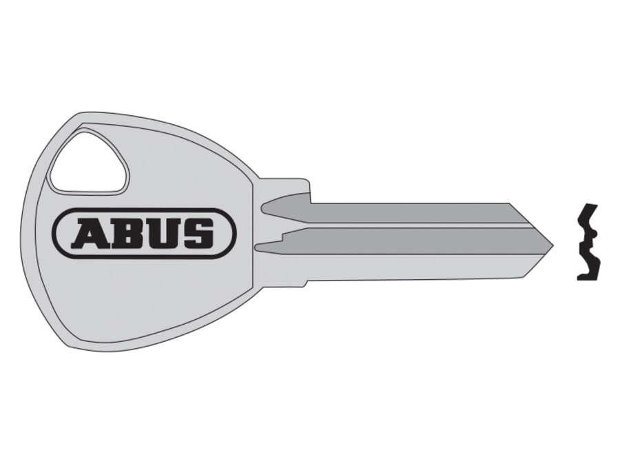 Abus Mechanical 12023 65/50 50mm Key Blank
