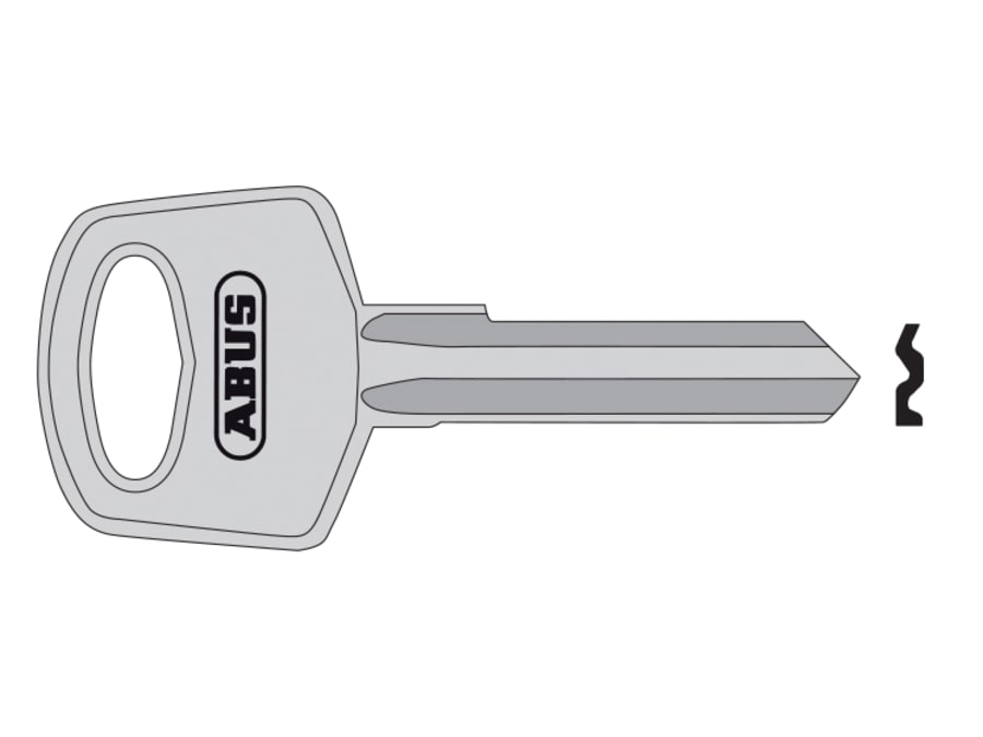 Abus Mechanical 20066 6 Pin Key Blank