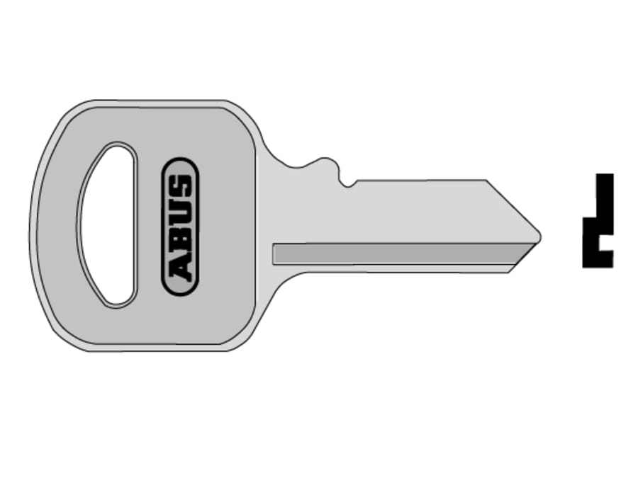 Abus Mechanical 02880 55/30 30mm Key Blank