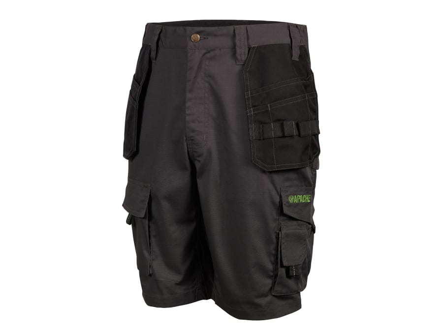 Apache APKHTSHORTGREY40 Rip-Stop Holster Shorts 40in