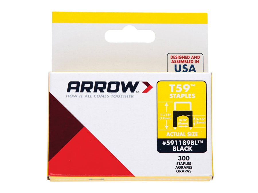 Arrow A591168BL T59 Insulated Staples 6 × 6mm