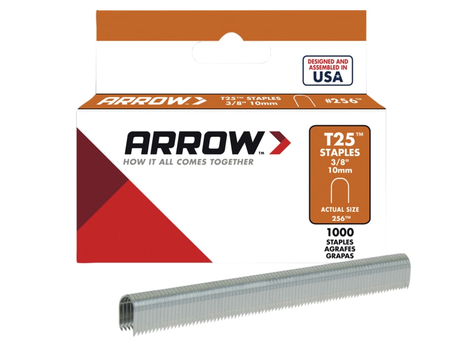 Arrow A256 10mm Staples with 1000 Pack