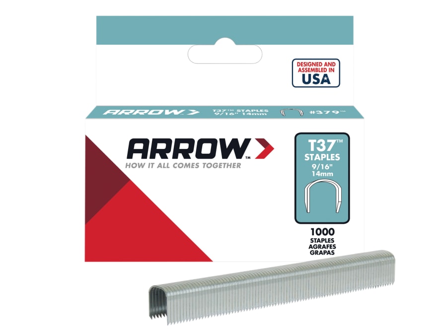 Arrow A378 12mm Staples with 1000 Pack