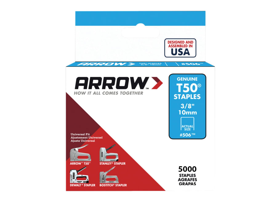 Arrow A506IP T50 Heavy-Duty Staples 10mm
