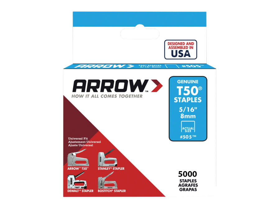 Arrow A505IP 8mm Staples with 5000 Pack