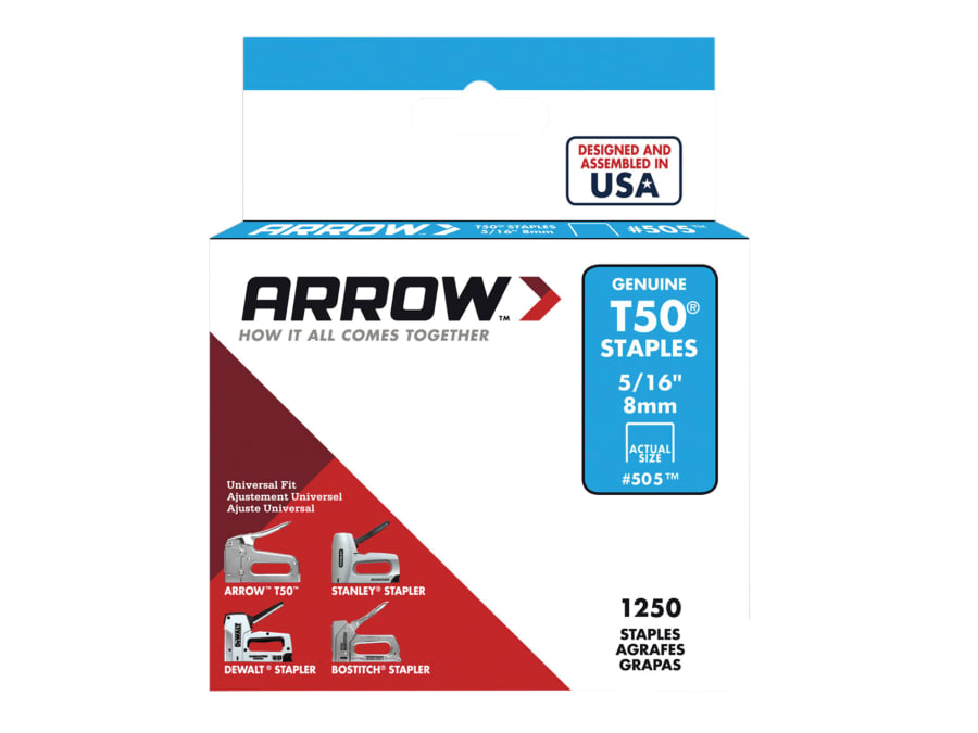 Arrow 50524 T50 8mm Staples