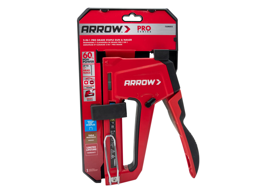 Arrow AT50RED2 2-in-1 Staple Gun