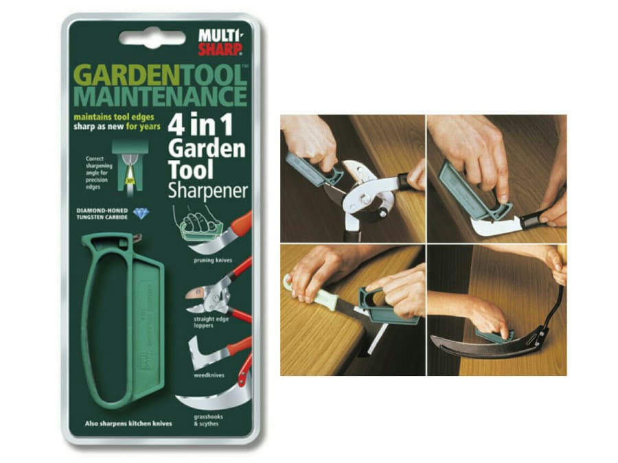 Multi-Sharp MS1501 4-in-1 Garden Tool Sharpener