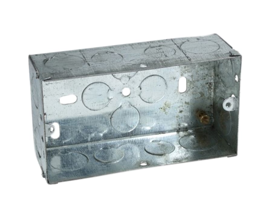 Axiom Electrical MB235 35mm Twin Socket Box