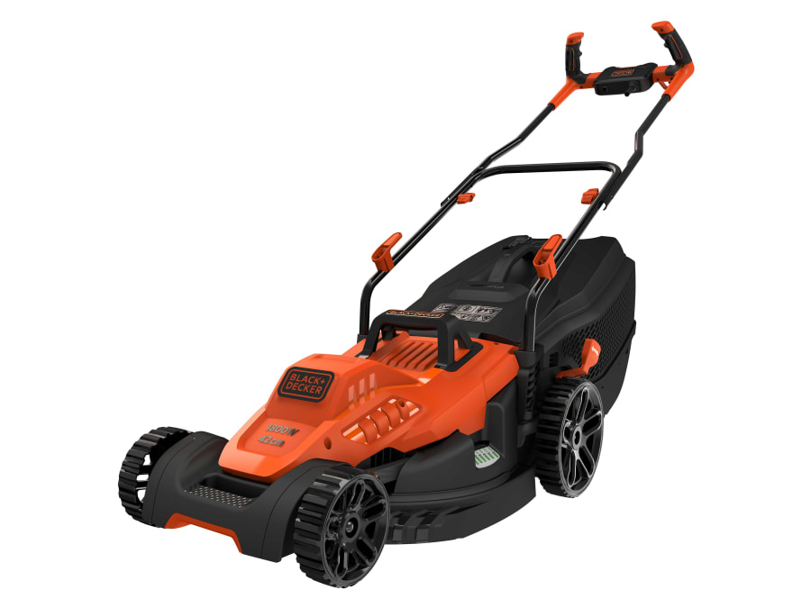 Black + Decker BEMW481BHGB 1800W 42cm Lawnmower with Bike Handle