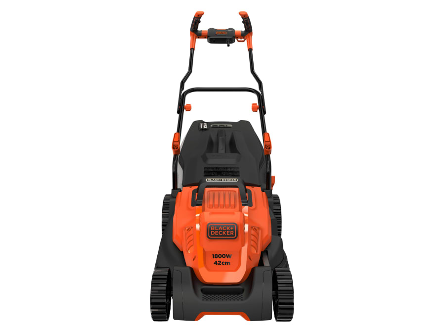 Black + Decker BEMW481BHGB 1800W 42cm Lawnmower with Bike Handle